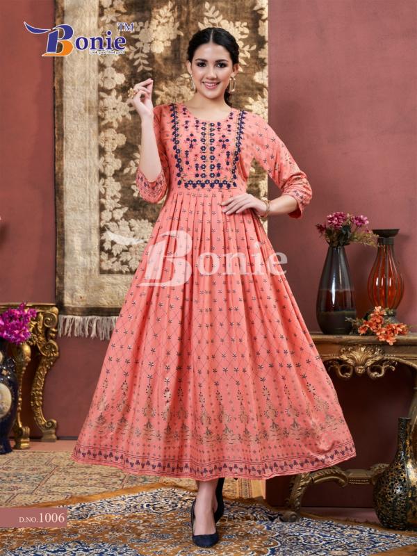 Bonie Laila Rayon Designer Exclusive Kurti Collection